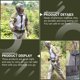 thumbnail image 3 of 1 Set Al aire libre Protección sol Ropa Anti-Mosquito Trajes con capucha (gris), 3 of 8