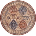 thumbnail image 2 of Nourison Reseda Vintage Multicolor 5' x ROUND Area Rug, (5 Round), 2 of 6