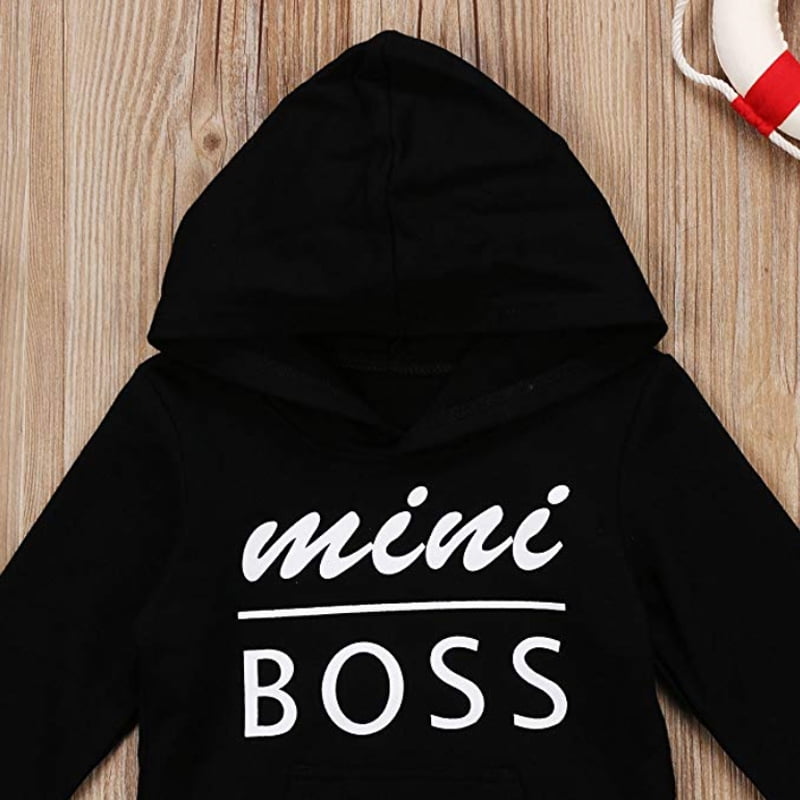 Baby Boy Girl Hoodie Tops Toddler Hooded Sweater Casual Hoodies with Pocket Outdoor Outfit