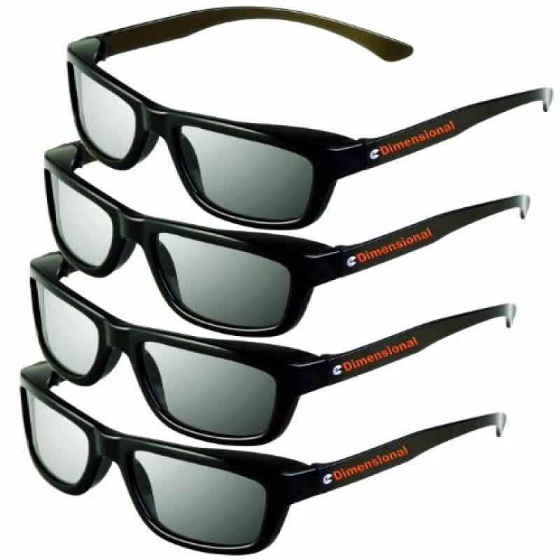 Ed 4 Pack Cinema 3d Glasses For Lg 3d Tvs Adult Sized Passive Circular Polarized 3d Glasses