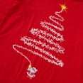 thumbnail image 6 of ZOELNIC Christmas Pajamas Set Xmas Tree Printed Family Matching Nightwear Sleepwear, Holiday Party Costume (Red,Dad-M ), 6 of 10