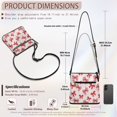 thumbnail image 6 of Yuyamidu Red Bow Crossbody Bag Wallet Set for Women PU Leather Large Hobo Bag Purse, Adjustable Strap, Ideal for Holiday Gatherings, Casual Daily, Gift for Her, 6 of 8