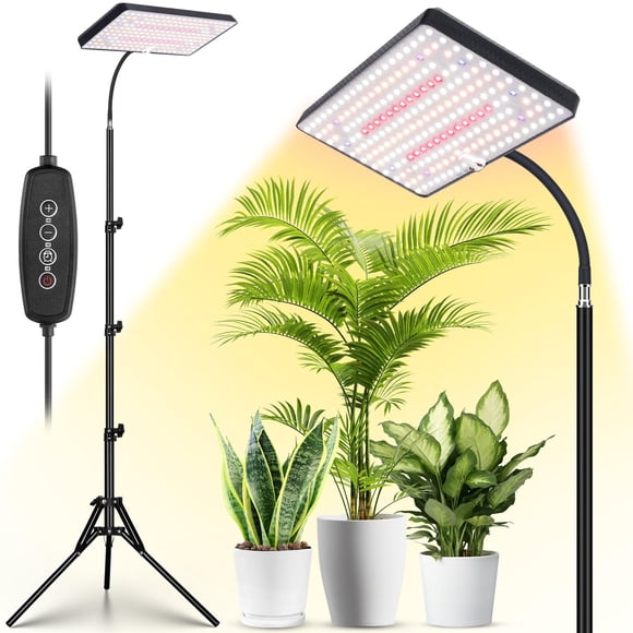 Grow Lights LBW 2024 de espectro completo, 214 LED, 40 W, para interiores