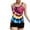 Multicolor-1, variant on Youyipin Womens Swimsuits Plus Size Tankini Swimsuit Two Piece Bathing Suits Flowy Swim Tops With Boy Shorts Beach Vacation Clothes For Women