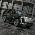 thumbnail image 4 of 1:32 Cadillac Escalade Off Road Vehicle Alloy Car Diecast Metal Model Sound Light Pull Back Toy Car Central Control Ornaments, 4 of 8