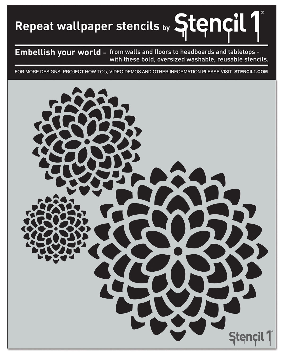 Stencil1 11"X11" StencilMum 3