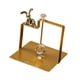 thumbnail image 4 of Servilletero Dispensador de Pañuelos Moderno Adorno de Superficie Lisa Base Estable Pañuelo oro, 4 of 9
