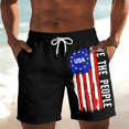 thumbnail image 2 of CONZONE Independence Day Mens Casual Shorts Elastic Waist Drawstring 4Th Of July Shorts For Men Patriotic Usa Flag Graphic Lightweight Loose Fit July 4Th Shorts With Pockets, 2 of 5