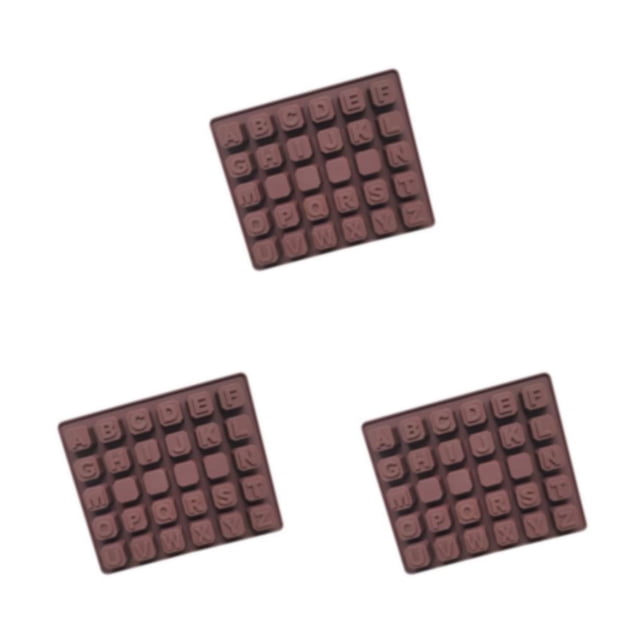 Molde de silicona 26 letras alfabeto Monstrate Chocolate herramientas bandeja adornos cuadrados