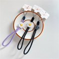 thumbnail image 3 of Jewelry Keys Short Rope Phone Charms Hand Strap Flowers Phone Strap Wrist Hand Lanyard Mobile Phone Lanyard Phone Hanging Rope 09, 3 of 6