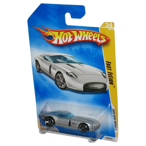 Hot Wheels 2009 New Models 34/42 Silver Fast Felion Car 034/190