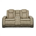 thumbnail image 4 of Ashley Furniture Next-Gen DuraPella Faux Leather Reclining Loveseat in Brown, 4 of 10