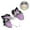 Black purple, variant on lanema Practical Plush Ears Headwear For Parties Festivals Dressing up Night