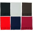 thumbnail image 5 of ToBeInStyle Unisex Pack of 6 Long Fringe Winter Scarves - Assorted, 5 of 7