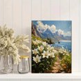 thumbnail image 2 of Qisvanset 12x16 Inch Lilies of the Field Bible Canvas Wall Art, Jesus Sermon Sketch Art Household Wall Decoration, 2 of 8