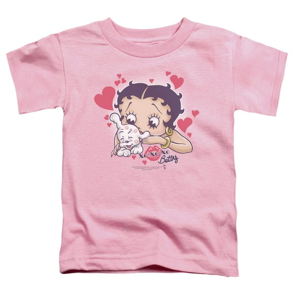 Betty Boop Puppy Love S/S Toddler T-Shirt Pink