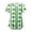 Light Green, variant on GEWSEY St Patricks Day Scrub Tops for Women Short Sleeve V Neck Scrubs Lucky Shamrock Print Plus Size Medical Uniform Shirts (Light Green, 3XL)