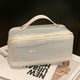 thumbnail image 4 of Bolsa Organizador de baño para mujer, de belleza transparente a la moda para uso diario (blanco) JShteea  Para Estrenar, 4 of 9