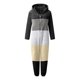 thumbnail image 5 of Gibobby Mono Bombachos Pijamas de manga larga de lana artificial para mujer Casual Color sólido Cremallera Suelta con capucha Mono Pijamas Casual Invierno Cálido Orejas lindas(Negro， XL), 5 of 5