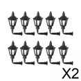 thumbnail image 1 of Apliques De Pared LED Para Casa De Muñecas, Decoración Para Casa De Muñecas, Luces De Calle 1/87, Luz Cálida, 2x10 Uds., 1 of 8