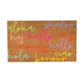 thumbnail image 2 of Hxoliqit Aloha Hallo Hej Hello Howdy Ciao Welcome Funny Cute Doormat Door Mat Welcome Friends Doormat Funny Doormat New Home Door Mat Stain-Resistant (Yellow), 2 of 5