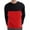 Red Pullover for Men, variant on Mrmaere Color Block Crewneck T-Shirt Men Casual Long Sleeve Pullover For Daily Yellow S