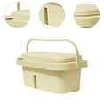 thumbnail image 2 of Lavabo para Pinceles Gloria Arandela para Bolígrafos de Artista Cubo de Agua Con Portaescobillas Acrílico Amarillo, 2 of 9