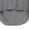thumbnail image 3 of Prettyia Blusa de vestir de gasa con botones y mangas largas para mujer Sunnimix vestido largo de gasa, 3 of 7