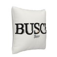 Busch Light Decorative Textured Burlap Linen Throw Pillow Covers