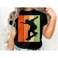 thumbnail image 2 of Retro Skateboarding Tshirt, Skateboarder Tshirt, Gift for Him, Funny Mens Shirt, Cool Skateboarder Gift Shirt, Skater Present T-shirt, 2 of 9