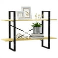 thumbnail image 4 of vidaXL 2-Tier Book Cabinet 39.4"x11.8"x27.6" Solid Pine Wood, 4 of 8