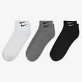 thumbnail image 2 of Nike Unisex Everyday Cushioned Training Low Socks 3 Pairs, Multi-Color, Small, 2 of 4