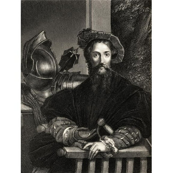 Christopher Columbus 1451-1506 Spanish Explorer Discoverer of America Poster Print - Large - 26 x 34