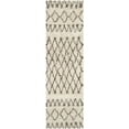 thumbnail image 2 of Safavieh Casablanca Contemporary Hand-Knotted Wool Runner Rug-Color:Ivory / Brown,Shape:Runner,Size:2'-3" X 10', 2 of 6