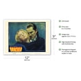 thumbnail image 2 of Dracula - Starring Bela Lugosi - Vintage Film Movie Poster c.1931 - Master Art Print (Unframed) 9in x 12in, 2 of 4