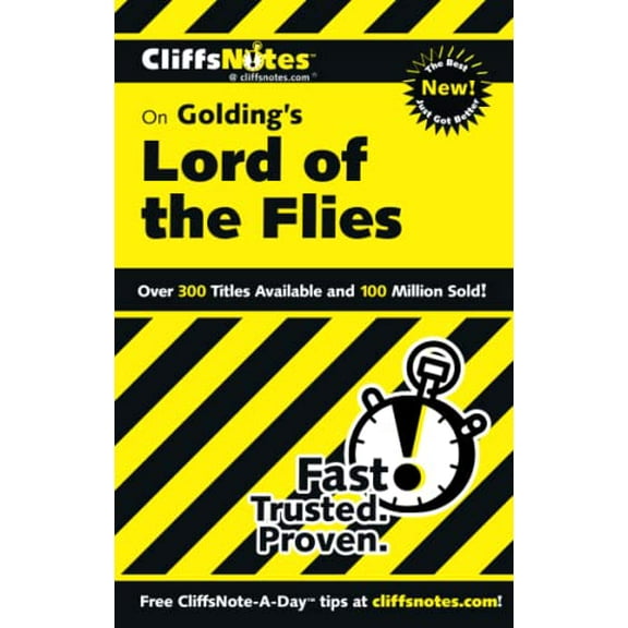 Pre-Owned Cliffsnotes on Golding's Lord of the Flies (Paperback) 0764585975 9780764585975