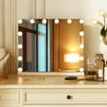 thumbnail image 4 of Costway Vanity Mirror with Lights 14 LED Bulbs 3 Color Lighting Modes for Bedroom Hollywood, 4 of 9