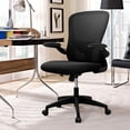 thumbnail image 3 of Lacoo Mid-Back Office Desk Chair Ergonomic Mesh Task Chair with Lumbar Support, Black, 3 of 7