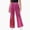 Hot Pink, variant on NAISIBABY Flare Pants for Girls, Stretchy Soft with Pockets High Waist Kids Casual Stage & Party Wear Dress-Up Pants Black Size 8