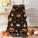 thumbnail image 5 of Halloween Flannel Throw Blanket Pumpkin Maple Leaf Print Lightweight Soft Warm Shawl for Adults Couch Bed Decor All Season Home Outdoor Camping Gift, 5 of 6