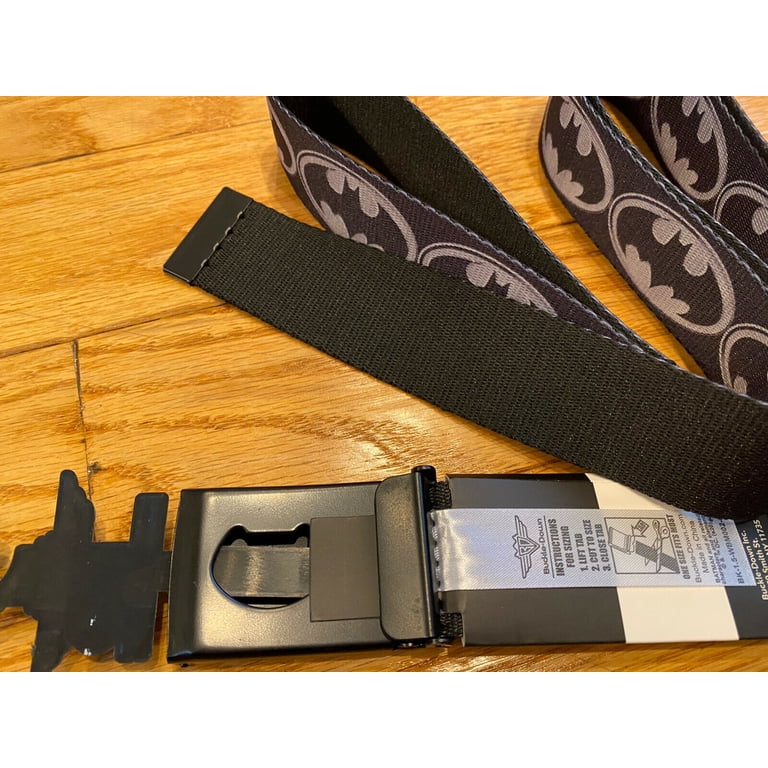 Buckle-Down Reversible Web Belt BATMAN Logo w/ Bottle Opener  display picture 1