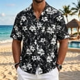 thumbnail image 2 of Enjoytime Mens Shirts Short Sleeve Button Down Shirts Summer Tropical Floral Casual Beach Vacation Shirt, 2 of 5