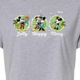 thumbnail image 3 of Disney - Jolly Happy Merry - Juniors Cropped Cotton Blend T-Shirt, 3 of 5