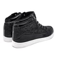 thumbnail image 3 of Glitter Shoes for Men Women Fashion High Top Casual Sequin Sparkly Bling Shiny Sneakers Gold, 3 of 5