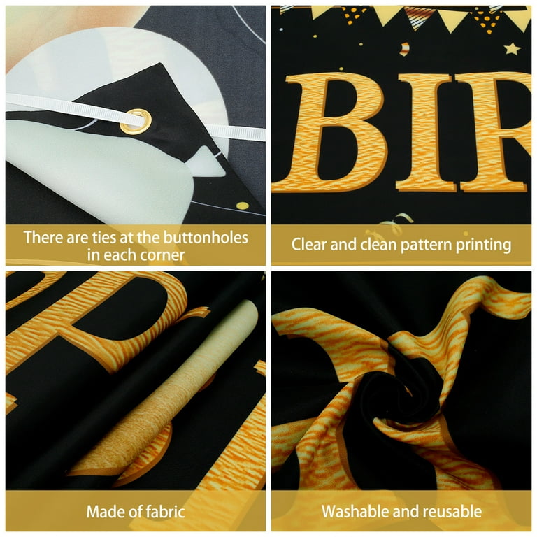 lieonvis-large-black-gold-happy-birthday-banner-birthday-party-black-gold-background-decoration-patio-party-signs-birthday-party-supplies-for-outdoor-decorations-birthday-party-decorations-walmart-com