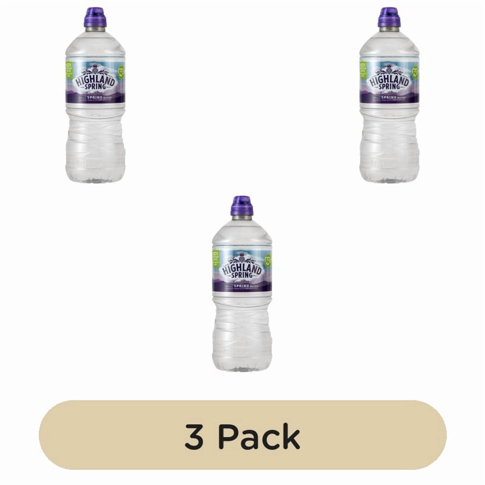Highland Spring Still Bottle Water Sportscap 1L, British Import (Pack of 3)