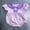 Purple, variant on BemeyourBBs Newborn Baby Girl Summer Clothes Cute Striped Bubble Romper Short Sleeve Doll Collar Bow Embroidery Sweet Bodysuit Jumpsuit Infant Baby Girl Outfit