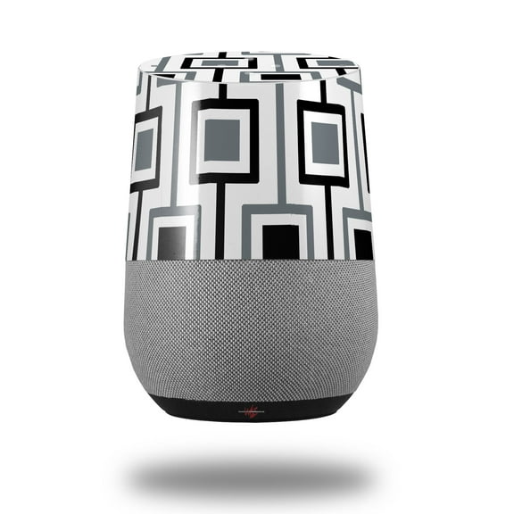 Decal Style Skin Wrap for Google Home Original - Squares In Squares (GOOGLE HOME NOT INCLUDED) by WraptorSkinz