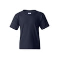 thumbnail image 2 of Gildan - Heavy Cotton Youth T-Shirt - 5000B - Navy - Size: XL, 2 of 3