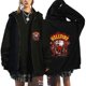 thumbnail image 3 of Str Things Sudadera con capucha Sudadera con capucha Sudadera con cremallera suelta Sudadera con capucha superior - A, 3 of 5